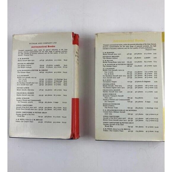 2 Books- The British Bomber & Fighter Peter Lewis 1914 1912 Printed UK Aircraft - Picture 2 of 11